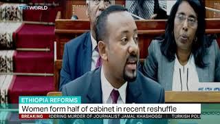 Women form half of Ethiopia's cabinet roles in reshuffle