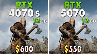 RTX 5070 vs RTX 4070 SUPER - Test in 12 Games | 1440p