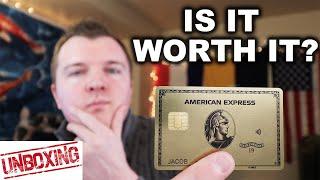 AmEx Gold Card Unboxing + Review -- Worth $250?