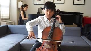 Ryan Tseng( 9 yrs) Plays P.Hindemith Three Easy Pieces for Cello and Piano, No 1