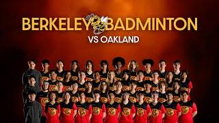 Badminton - Berkeley High School vs Oakland