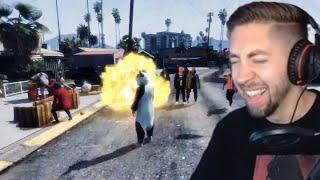 Kebun Reacts to Omie's POV of Mr. K RPG's GSF Block Party | NoPixel GTA RP