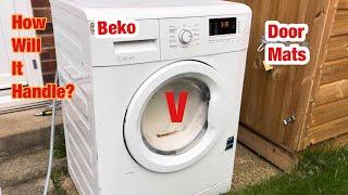 Beko WM74135 washing machine || How Will It Handle?: Door mats V Beko (+ Bonus service mode clip)