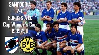 Sampdoria vs Borussia Dortmund - Cup Winners' Cup 1989-1990 Round of 16, 2nd leg - Full match