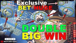  Live Roulette |Exclusive Friday Big Double Win Win of 27,900$  at Las Vegas Casino  2024-09-20