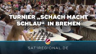 „Schach macht schlau“: Das finale Turnier mit über 1.000 Grundschulkindern in Bremen