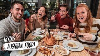 Austrian Food Is DELICIOUS! - Food Tour in VIENNA AUSTRIA w/ The Travel Beans!