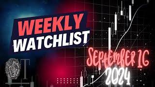 Weekly Watchlist for FED Week of 9/16/24