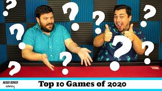 Top 10 Board Games of 2020 | Never Bored Gaming