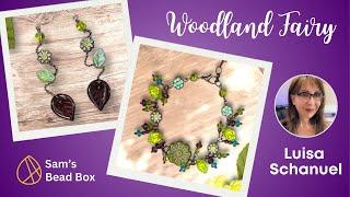 Charm Bracelet & Vine Earrings - Woodland Fairy Bead Box Class w/ Luisa Schanuel, Misty Moon Designs