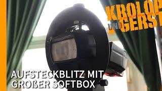 Kleiner Blitz mit großer Softbox  Krolop&Gerst