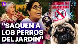 Vecinos de SJM cierran parque y dan insólita regla sobre perros: "No hay manera de ingresar"