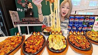 4단계 매운맛 총8kg?! 바베큐치킨 5마리에 콜라 10캔 해치웠습니다