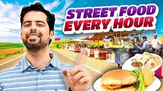 Eating Street Food Every Hour For a Day | Impossible Food Challenge @cravingsandcaloriesvlogs