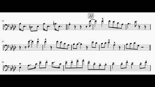 Yes Sir, That's My Baby - JJ Johnson and Kai Winding Complete Trombone Solo Transcription