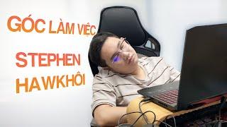 Tham quan góc làm việc như bãi rác của Khôi Ngọng