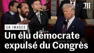 Un élu démocrate expulsé pendant le discours de Donald Trump