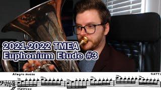 TMEA 2021-2022 Euphonium Etude 3 - E-flat Minor