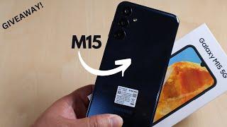 Samsung Galaxy M15 Unboxing & First Look  Giveaway - Amoled Display , 6000mAh, M for Monster