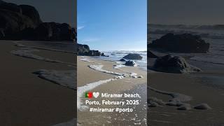  Miramar beach, Porto, February 2025 #miramar #porto