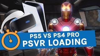 PSVR Load Times Comparison PS4 Pro vs PS5 - HUGE Differences!