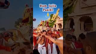 Ram Lalla's Palki Going to Ayodhya Ram Mandir #hinduism #rammandir #darshan #sitaram #temple