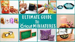 Ultimate Guide to Making Miniatures with a Cricut | Which Machine To Buy | Comprehensive Video