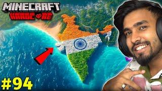 TECHNO GAMERZ BUILD A BIGGEST INDIA MAP IN REALISTIC MINECRAFT I TECHNO GAMERZ I UJJWAL GAMING