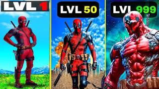 Level 1 Deadpool to Level 1,000,000,000 Deadpool in GTA 5 Franklin Shinchan game video|Sachin07games