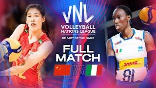 Li Yingying vs. Egonu!  - China  vs. Italy  | Full Match - VNL 2024