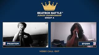 Phantom (USA) vs Storm (USA) - Group A - Beatbox Battle Junior Championship #BBBJC