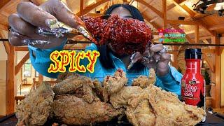 2X Spicy Popeyes Chicken Crispy Deliciousness Mukbang | by Bloveslife