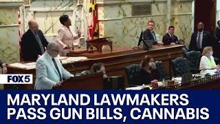 Maryland lawmakers pass gun bills, cannabis amid protests on House floor | FOX 5 DC