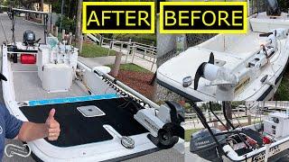 ULTIMATE SKIFF UPGRADE   FROM NAKED BOAT TO A FISHING MACHINE | J16 CAROLINA SKIFF