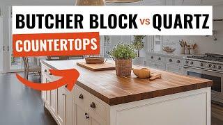 BUTCHER BLOCK COUNTERTOPS vs Quartz | Watch Before Installing Island | Maintenance Sealing, Cost