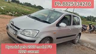 Hyundai getz 2005 model FC 2029 current today offer price only 85000 abi cars arcot