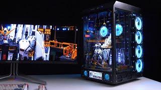 「BRO」4K Water Cooled PC Build Thermaltake Tower 900 Gundam Garage.The  only Tower900高达格纳库主题#pcbuild