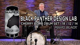 Jeff Hamilton | Mapex Black Panther Design Lab Cherry Bomb Drum Set 18/12/14 - Piano Black