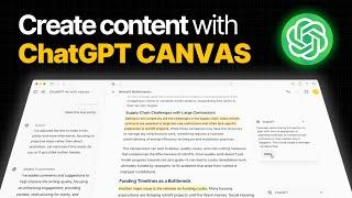 FINALLY... ChatGPT content that RANKS (ChatGPT with Canvas)