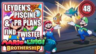 Mario and Luigi Brothership - Leyden’s Piscine PR Plans & Find Twistee Island - Walkthrough Part 48