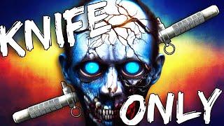 KNIFE ONLY ROUND 50 - BLACK OPS 1 ZOMBIES CHALLENGE (DIED on 30)