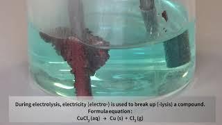 Electrolysis of Copper Chloride solution National 5