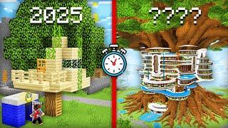 ЧТО БУДЕТ С ЭТИМ ДОМОМ НА ДЕРЕВЕ ЧЕРЕЗ 10000 ЛЕТ В МАЙНКРАФТ | Компот Minecraft