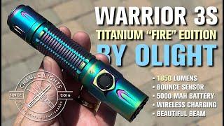 Olight Warrior 3S Ti Fire Edition - highly advanced EDC