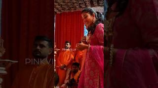 NEWLYWEDS Radhika & Anant Ambani Perform Antilia Cha Raja's Puja | #shorts #ganpati #ambani