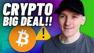 CRYPTO ALERT!! THIS IS VERY BIG!! (IMPORTANT)