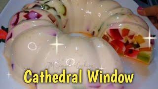 𝐂𝐚𝐭𝐡𝐞𝐝𝐫𝐚𝐥 𝐖𝐢𝐧𝐝𝐨𝐰 #cathedralwindow #cathedralwindowjellydessert