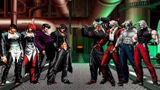 [KOF Mugen] Iori Yagami Team vs Rugal Bernstein Team