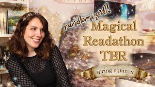  i randomized my magical readathon tbr again