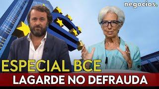 ESPECIAL BCE: Lagarde no defrauda y baja los tipos 25 puntos al 3,5%. ¿A qué se enfrenta el mercado?